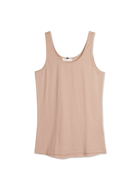 Rib tank top - powder