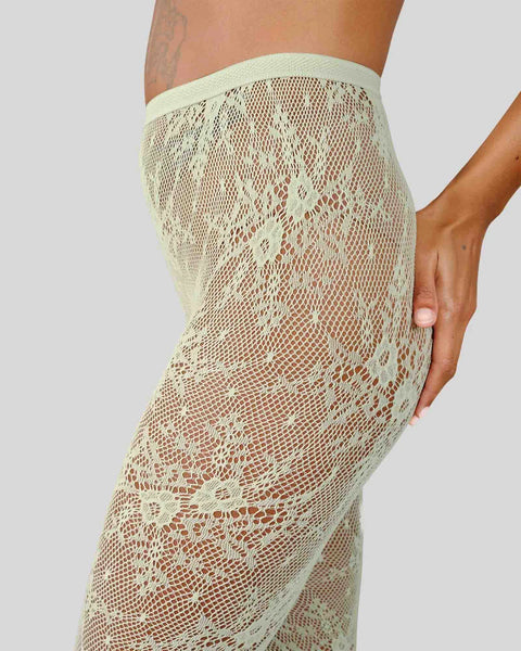 Rosa Lace panties - muntgroen