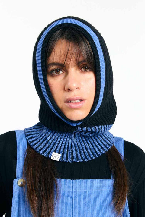 Regina balaclava bicolor black