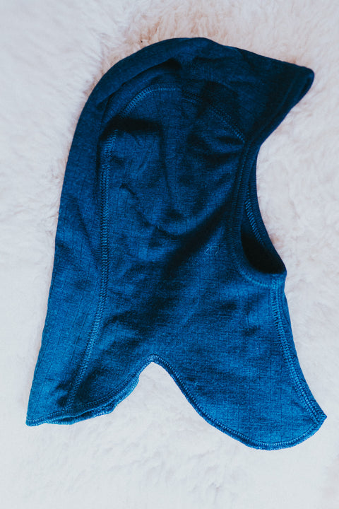 Balaclava uit wol - donkerblauw