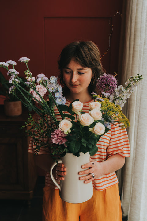 Karaf/vaas van keramiek