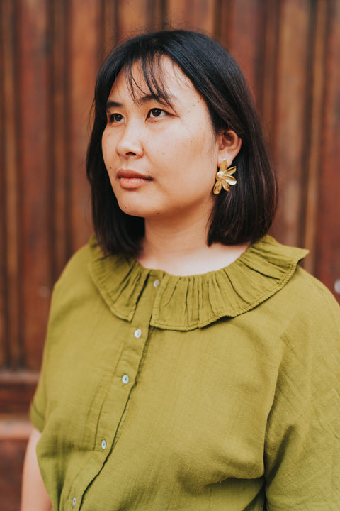 Oorringen Capucine (verguld)