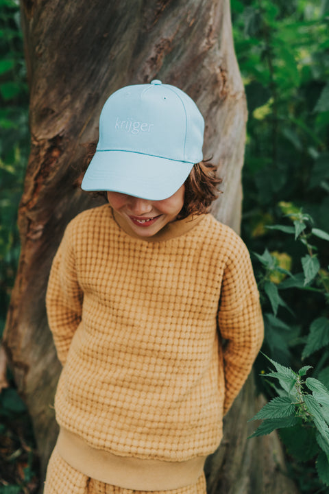 Krijger - kinderpet 'powder blue'