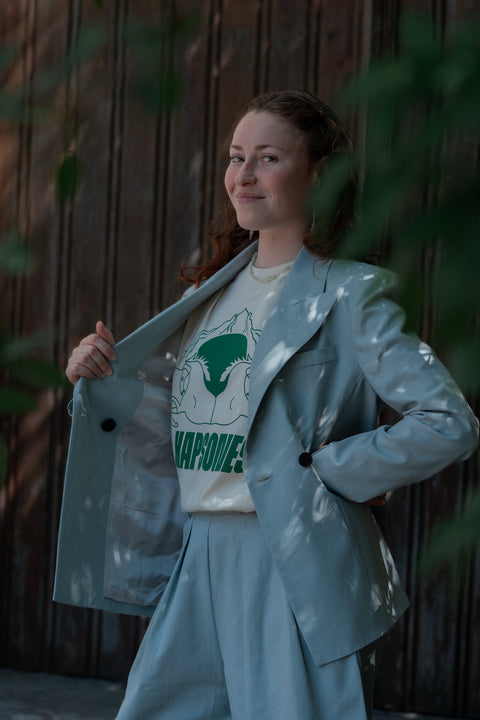 Davos misty blue blazer