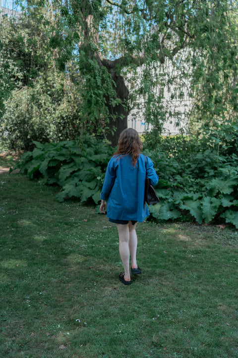 Tijdloos hemd - dasty blue