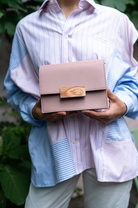 Enza handtas - lichtroze