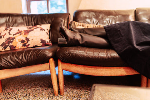 Lange laars Dente - Zwart