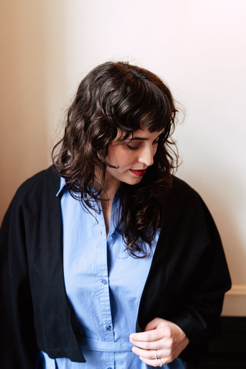 Kimono jacket - black (laatste S)