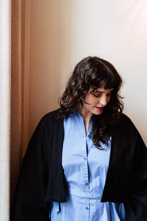 Kimono jacket - black (laatste S)