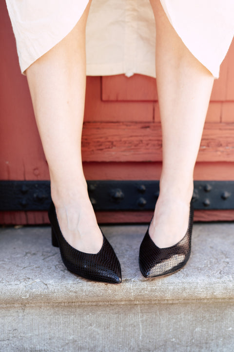 Pumps TAZA 'Bessa America Nero' - zwart
