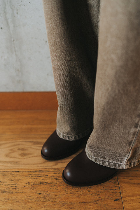 Kaia slung jeans wash antique olive green