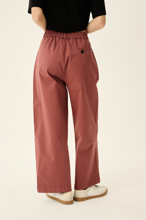 Prudie broek - Berry rose
