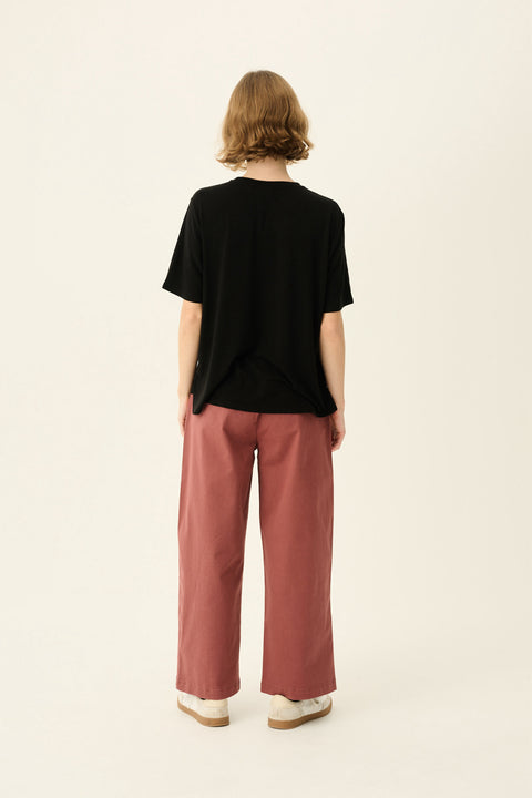 Prudie broek - Berry rose