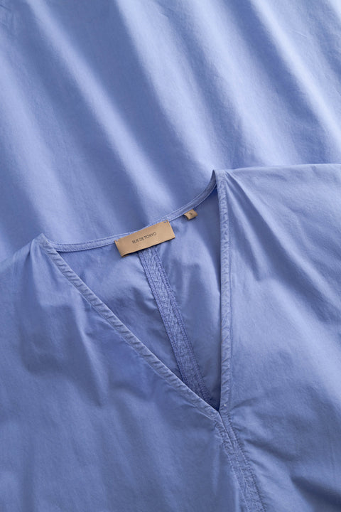 Jurk 'Dalila' GMTD poplin - blue bonnet