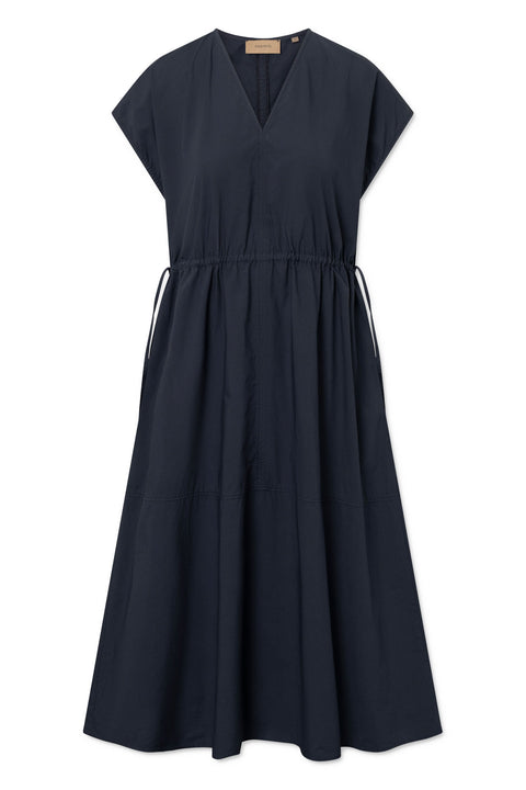 Jurk 'Dalila' GMTD poplin - dark navy