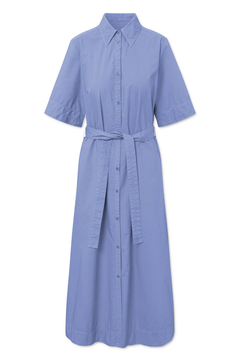 Jurk 'Didi' GMTD poplin - blue bonnet