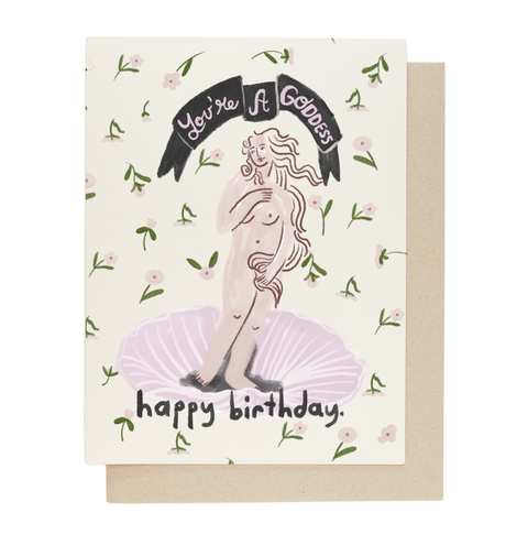 You're a goddess card