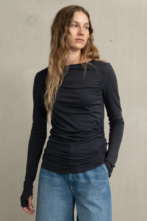 Bela longsleeve graphite