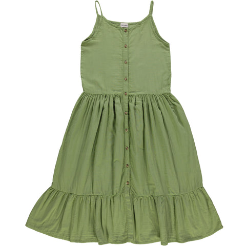 Lange zomerjurk (om in te wonen) - turtle green