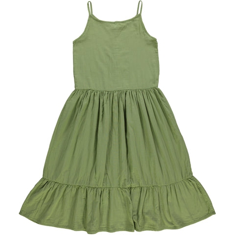 Lange zomerjurk (om in te wonen) - turtle green
