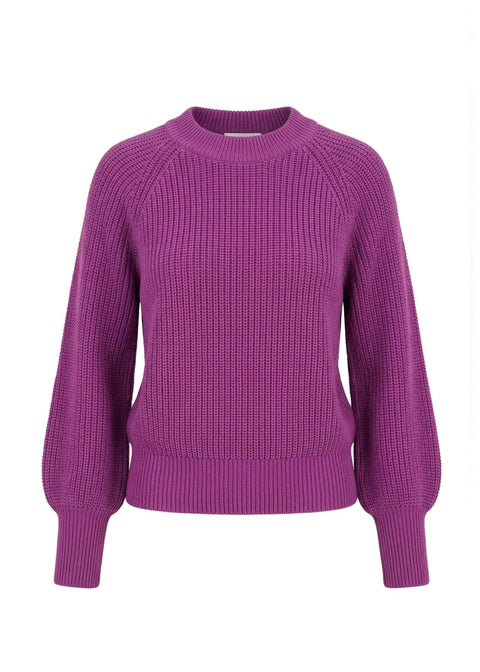 Vegan sweater plum