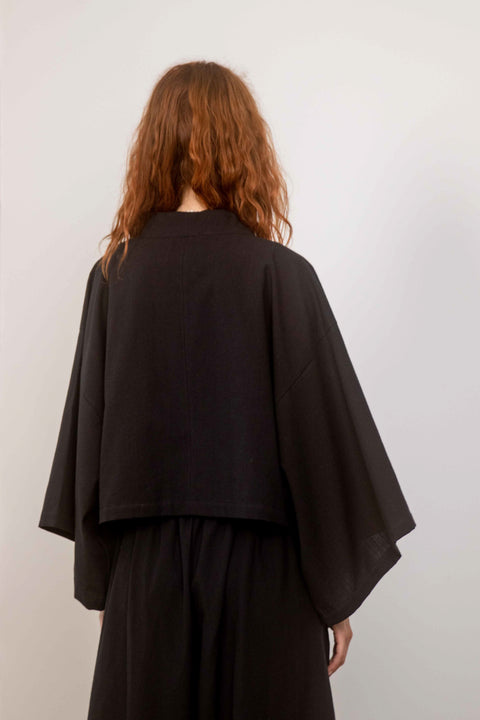 Kimono jacket - black (laatste S)