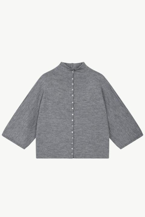 Cardigan 'Diora' - grey melange