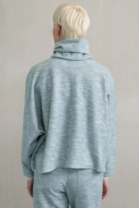 Sweater CLAMOUR - Aqua