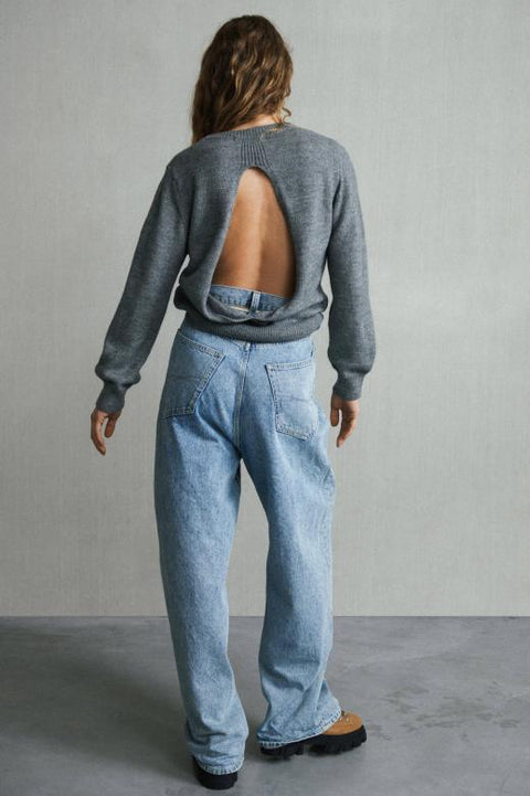 Knit 'Dido' - grey melange
