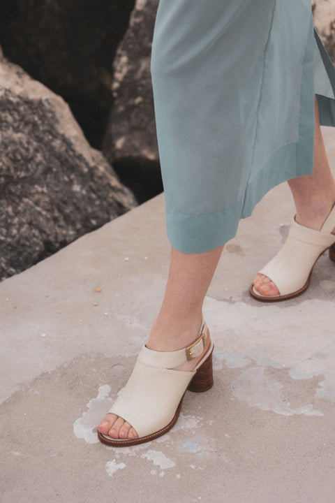 Sandaal 'Eveline' - milk