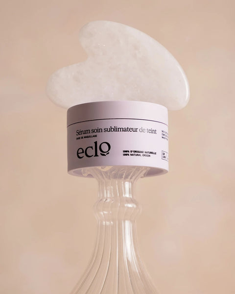 Glow ritual set: serum + gua shua van bergkristal