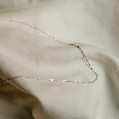 Eenvoudige halsketting - zilver (pre-order)