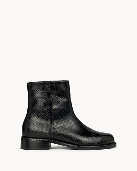 Enkellaars Febe - python black (coming soon)