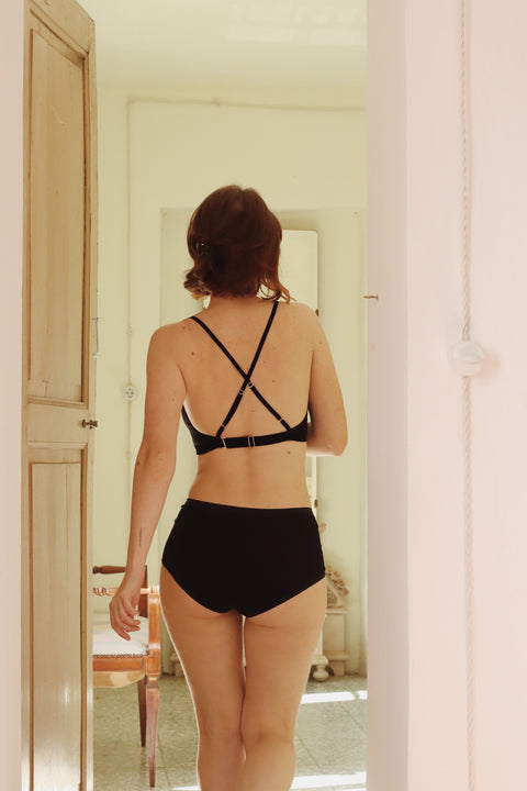 Flow beha/top - zwart