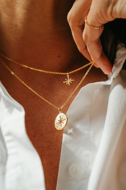 Halsketting "Reliance" - massief 18k goud (pre-order)