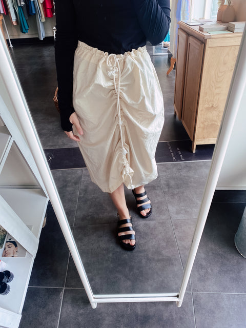 Form skirt - ecru raw