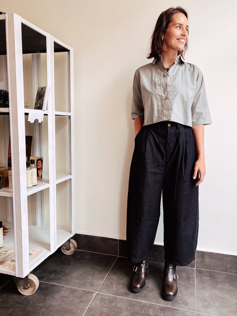 O-pants - denim black