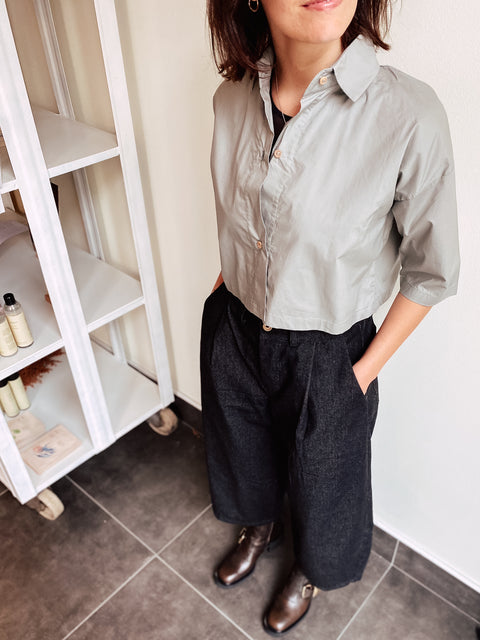 O-pants - denim black