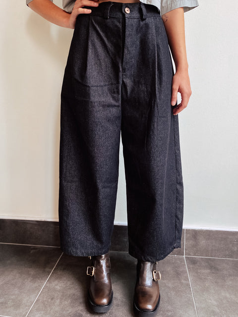 O-pants - denim black