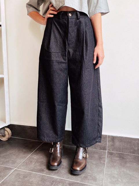 O-pants - denim black