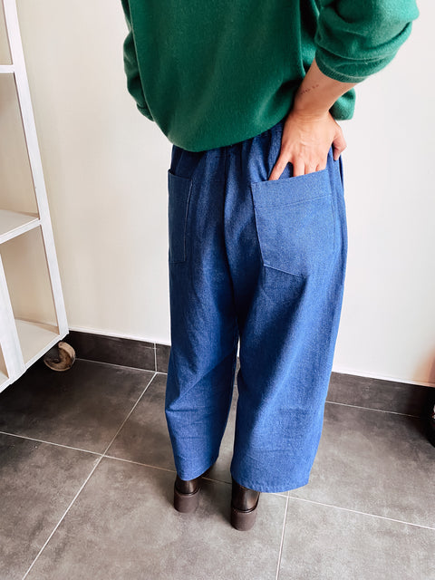 O-pants - denim blue