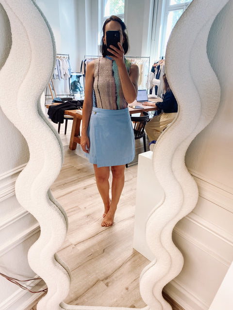 Polo skirt - light blue