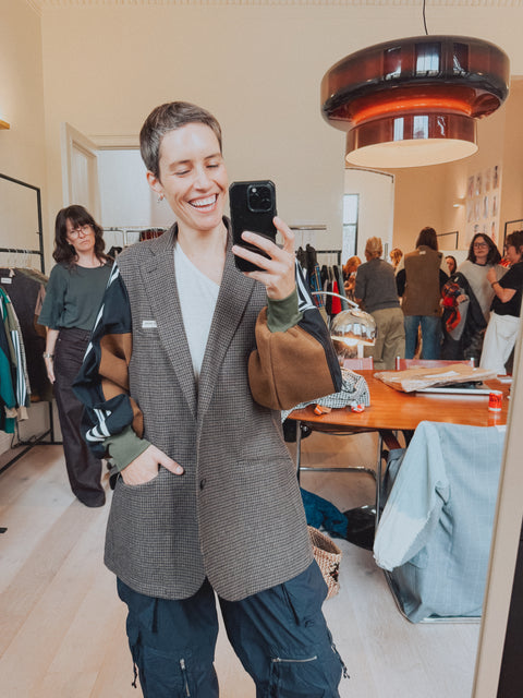 Blazer pièce unique XVIII - café au lait
