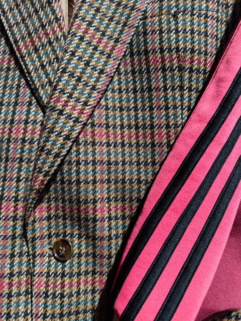 Blazer pièce unique IV - bright pink & plum