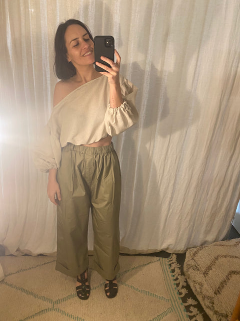 Sailor pants - khaki