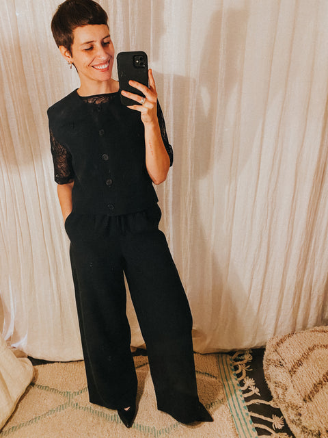 Broek 'Sammy' - antraciet