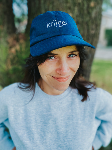 Krijger - uniseks pet 'navy'