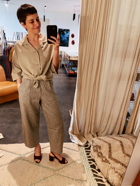 Shirt - olive (laatste stuk)