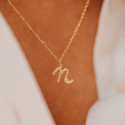 Hangertjes 'alfabet' - massief 18k goud (pre-order)