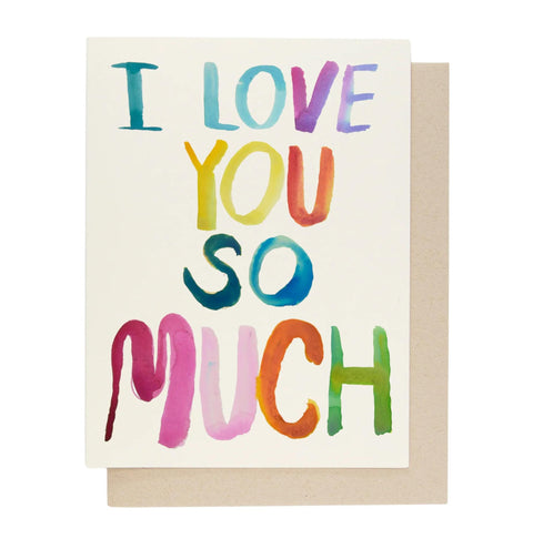 Wenskaart - I love you so much